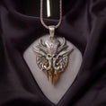 Bild in Galerie-Betrachter laden, Silver Baldur's Gate 3 Medallion - Illithid Symbol, DnD Lover Gift, Mind Flayer Necklace, Netherese Brain Pendant, Gaming Jewelry