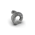 Load image into Gallery viewer, Silver Eagle Ring - Majestic Bird of Prey Jewelry, Patriotic Symbol Ring, Elegant Men's Gift