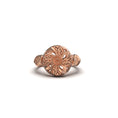 Load image into Gallery viewer, Silver Celtic Windflower Ring - Gardener's Gift, Elegant Floral Jewelry, Unique Nature-Inspired Ring