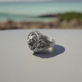 Load image into Gallery viewer, Lion with Lucky Horseshoe Ring