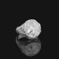 Load image into Gallery viewer, Silver Pegasus Ring - Mythical Horse Jewelry, Elegant Fantasy Ring, Unique Gift for Horse Lovers