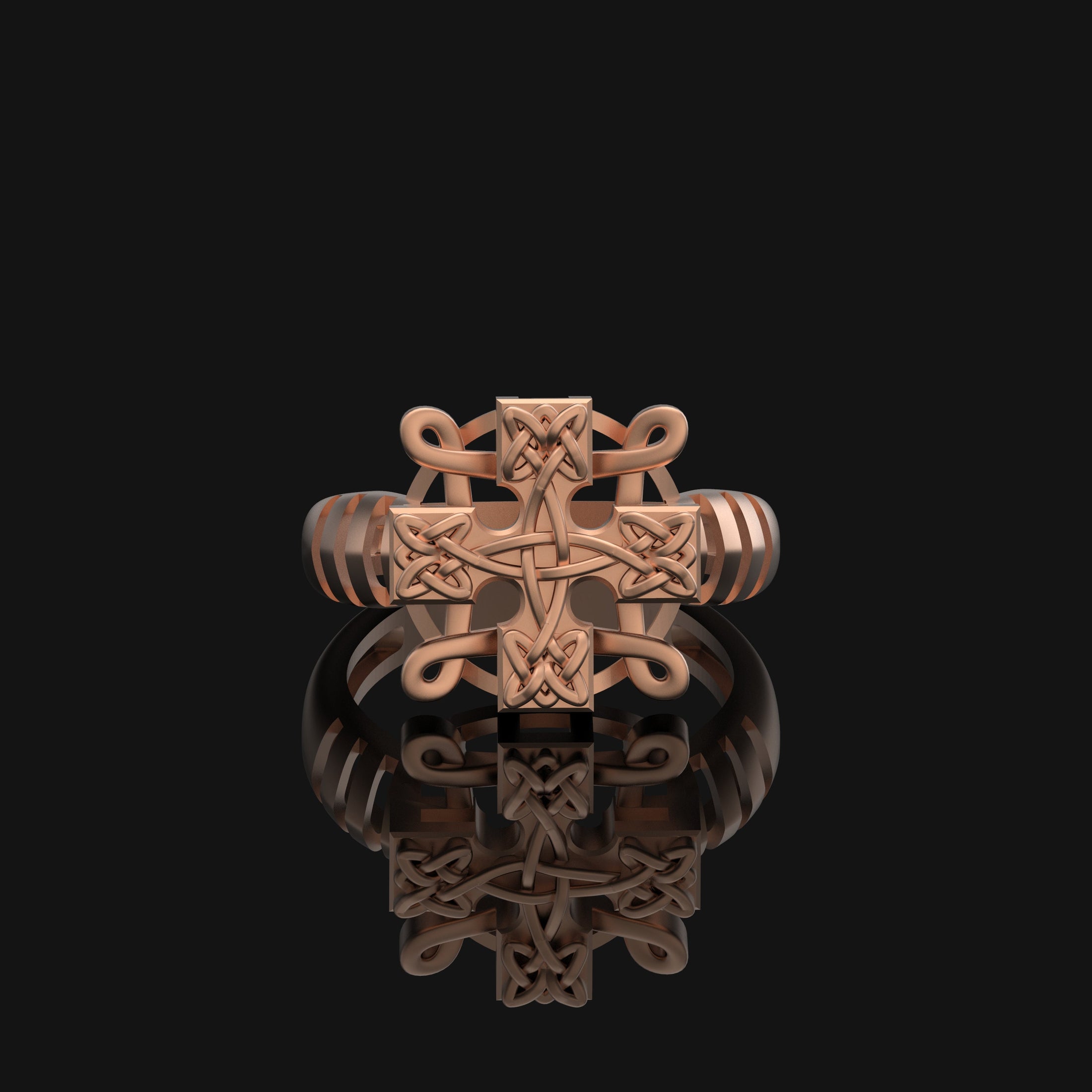 Silver Celtic Knot Ring - Lady of the Lake Jewelry, Elegant Mythical Ring, Unique Gift for Her, Fantasy Inspired