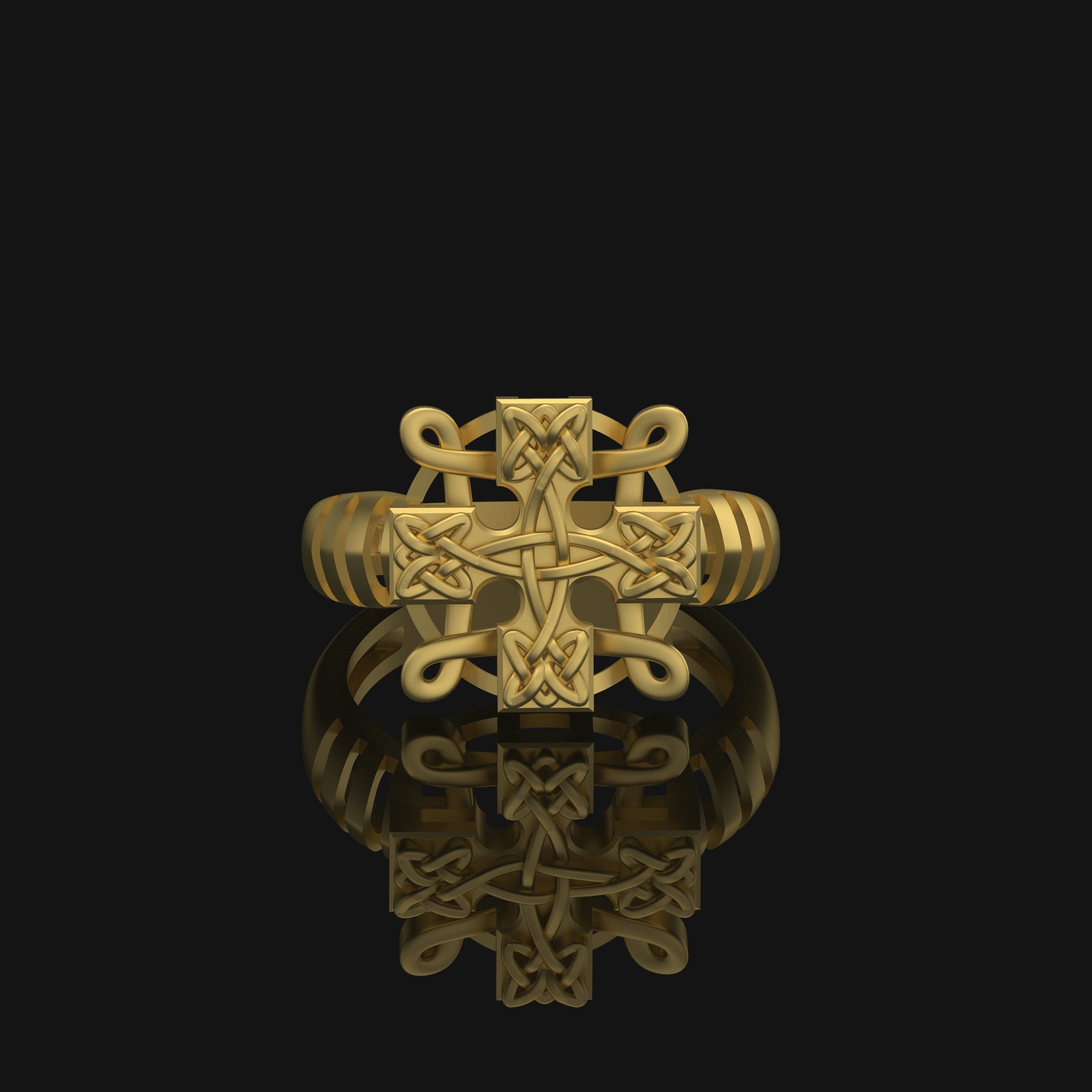 Silver Celtic Knot Ring - Lady of the Lake Jewelry, Elegant Mythical Ring, Unique Gift for Her, Fantasy Inspired