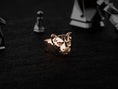 Load image into Gallery viewer, Rose gold-plated cougar ring with elegant and bold styling.