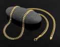Load image into Gallery viewer, Gold-plated 925 silver Cuban necklace, luxury with durability.