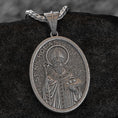 Bild in Galerie-Betrachter laden, Catholic medal featuring St. Nicholas, protector of children.