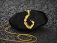 Load image into Gallery viewer, Gold-plated tail charm, elegant scorpion-inspired jewelry.