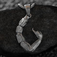 Load image into Gallery viewer, 925 sterling silver Scorpion Tail pendant, coiled and sharp.