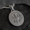 Bild in Galerie-Betrachter laden, 925 sterling silver Sanctus Benedictus medal, finely crafted.