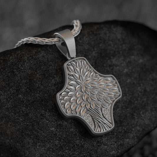 925 sterling silver organic textured cross pendant, bold artisan design.