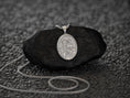 Bild in Galerie-Betrachter laden, Rhodium-plated St. Christopher charm, polished and elegant.