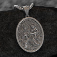 Bild in Galerie-Betrachter laden, Catholic medal of St. Christopher, patron of travelers.