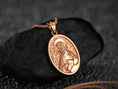 Bild in Galerie-Betrachter laden, Rose gold Saint James pendant for Christian gift occasions,