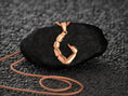 Load image into Gallery viewer, Rose gold-plated stinger necklace, edgy and stylish.