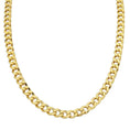 Bild in Galerie-Betrachter laden, 14K Gold Beveled Gourmet Chain – Curb Link Necklace for Men & Women