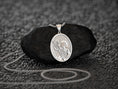 Load image into Gallery viewer, 925 sterling silver St. Christopher pendant, detailed and polished.
