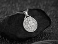 Bild in Galerie-Betrachter laden, Rhodium plated Knights Templar Sigillum Militum Xpisti pendant necklace