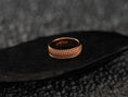 Load image into Gallery viewer, Rose gold men's woven band,