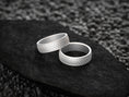 Load image into Gallery viewer, Bright silver matching Greek wedding rings for couples