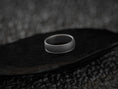 Load image into Gallery viewer, Greek Key Wedding Ring, Engravable Band in Silver Gold Rose Gold, Ancient Pattern Comfort Fit Ring
