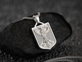 Bild in Galerie-Betrachter laden, Polished silver Bundesadler pendant with detailed eagle design,