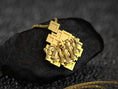 Load image into Gallery viewer, Gold plated chess gamer necklace with pawns,