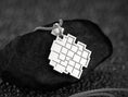 Load image into Gallery viewer, Silver tactical chess charm for gamers and geeks,