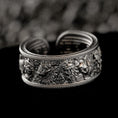Load image into Gallery viewer, Adjustable Greek gods ring with Hellenic architecture motif