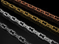 Load image into Gallery viewer, Four finishes of baroque artisan link chain necklace