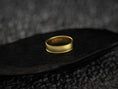 Load image into Gallery viewer, 14K gold plated diagonal groove wedding ring