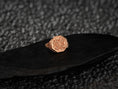 Load image into Gallery viewer, Rose gold plated Crusader Ring with heraldic textures