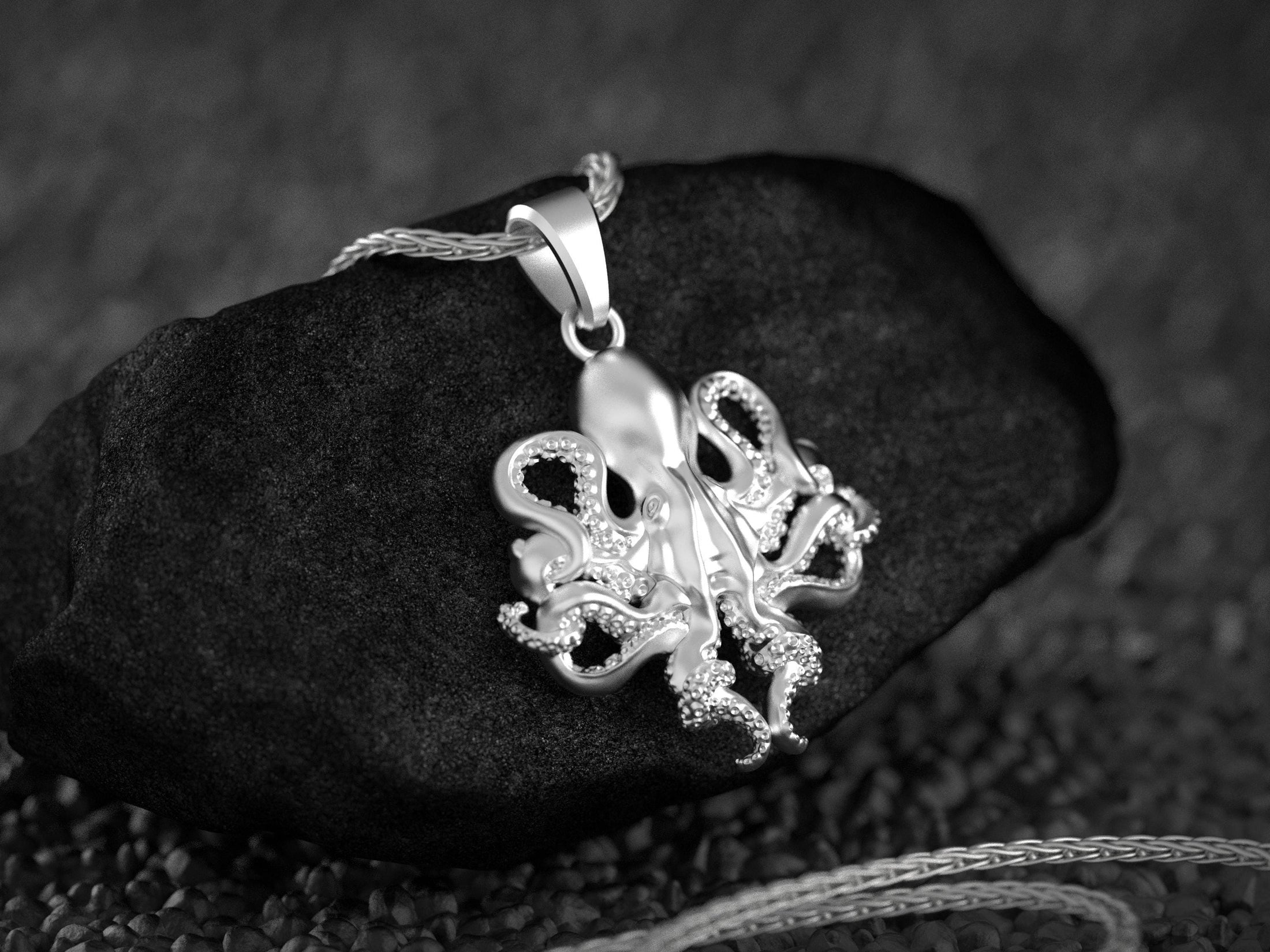 Octopus Pendant Necklace