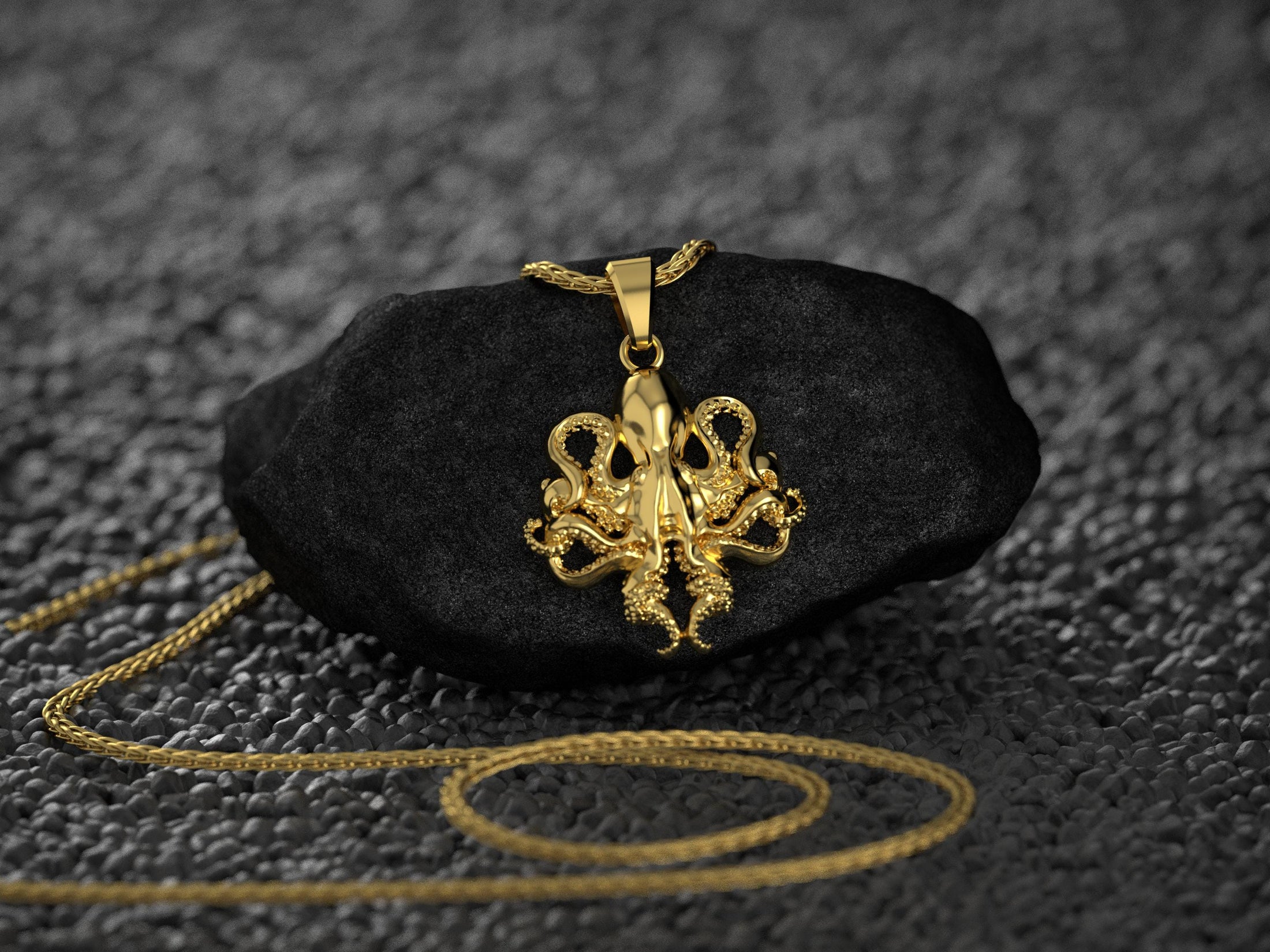 Octopus Pendant Necklace