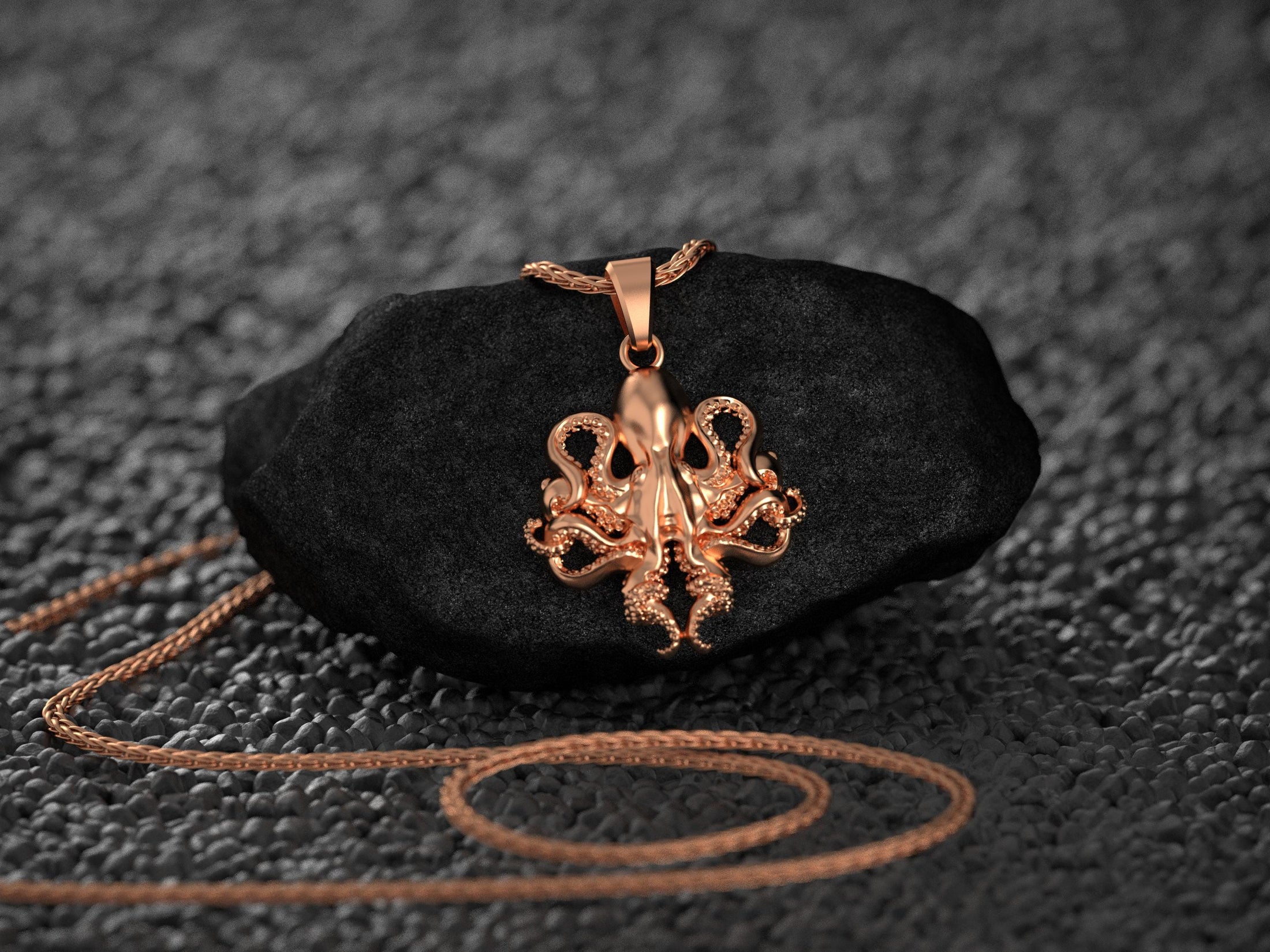 Octopus Pendant Necklace