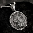 Load image into Gallery viewer, Lion Head Pendant