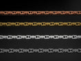 Load image into Gallery viewer, Close detail of chain texture under light