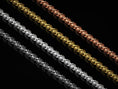 Load image into Gallery viewer, Assorted finish options of Celtic warrior-inspired silver chain
