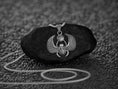 Load image into Gallery viewer, Scarab Horus Ancient Egypt Gift Jewelry Mens Silver Necklace Egyptian Unisex Winged Accessory Pendant Oxidized Gold Plated Beetle