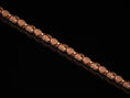 Load image into Gallery viewer, Rose gold medieval motif chain necklace texture