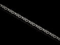 Load image into Gallery viewer, Close-up of oxidized triangle link chain necklace