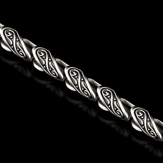 Spiral Scroll Chain – Ornate Elven Necklace
