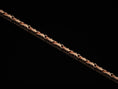 Load image into Gallery viewer, Rose gold men’s ridged link necklace