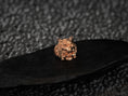 Bild in Galerie-Betrachter laden, Rose gold plated Wolf Skull Ring with braided detailing and texture