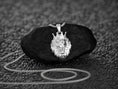Load image into Gallery viewer, Sterling Silver Crowned Lion Pendant