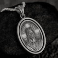 Load image into Gallery viewer, Spinning Jesus Pendant - Engravable