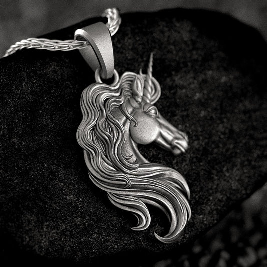 Silver Unicorn Charm