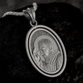 Load image into Gallery viewer, Spinning Padre Pio Pendant - Engravable