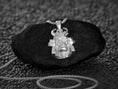 Load image into Gallery viewer, King Gorilla Samurai Helmet Pendant – Fierce Warrior Gorilla Necklace, Japanese Armor, Samurai Warrior Jewelry