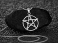 Load image into Gallery viewer, Witchy Twig Pentagram Sterling Silver Pendant For Witch Necklace Altar Witchcraft Pagan Stuff Magic Wiccan Jewely Ostara Witches Gift