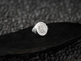 Bild in Galerie-Betrachter laden, Christian Monogram Ring – Sterling Silver Cross Engraved Signet Ring Symbolic Jewelry
